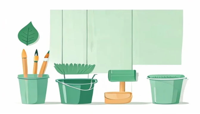 Vergleich von übertünchtem Schimmel unter der Farbschicht und einer fachgerecht sanierten Wand als isometrische Illustration