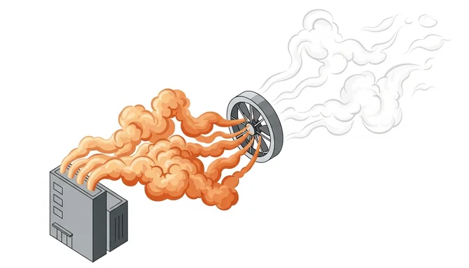 Saubere renovierte Wohnung nach Brandschaden mit leichten Rußspuren