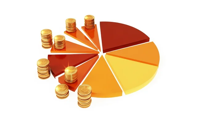 Kostenverteilung bei der Brandschadensanierung als Kreisdiagramm