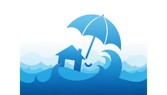 Überflutetes Wohnzimmer nach Hochwasser mit Wasserschäden an Möbeln