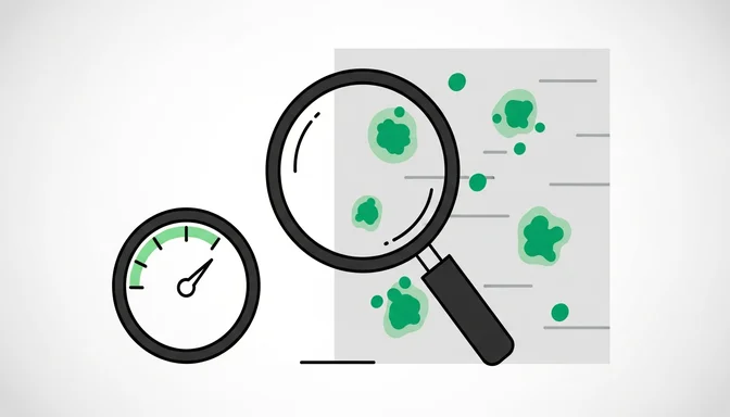 Sachverständiger untersucht Schimmelbefall an einer Wand mit Feuchtemessgerät