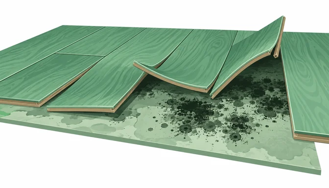 Schimmel unter Laminat erkennen und richtig sanieren