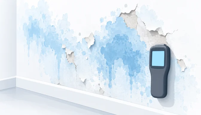 Wasserschaden in der Wand erkennen und trocknen
